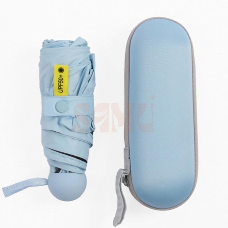 캡슐 케이스UV차단 5단 양우산스카이 우산양산겸용 소형우산