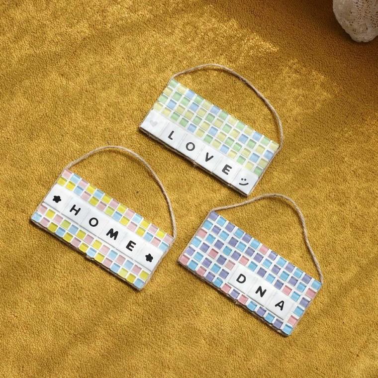 문패 하나로 우리집 무드 ON 타일공예 DIY 키트 무드ON 솜씨키트