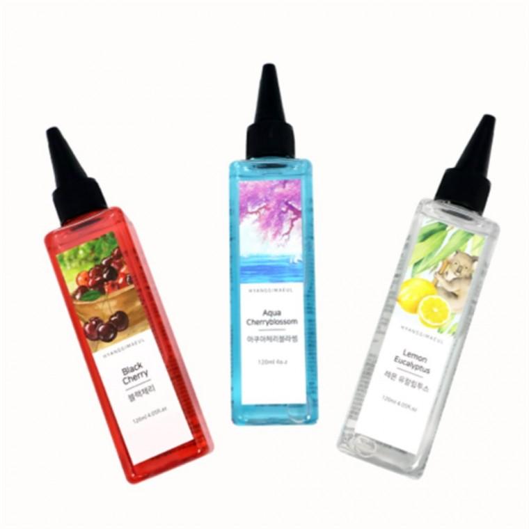냄새좋은방향제 리필오일 120ml 블랙체리 레몬유칼립투스 화장실방향제리필 향좋은디퓨저 가정용방향제