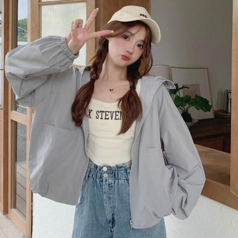 메쉬안감 루즈핏 흐 바람막이 집업 등산 점퍼 스투키 여성 uni 퍼 코트 야상 에램 사파리 아르테 바람막이