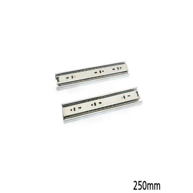 3단볼레일 서랍레일 35mm x 250mm 밥솥레일 수납선반레일 키보드레일