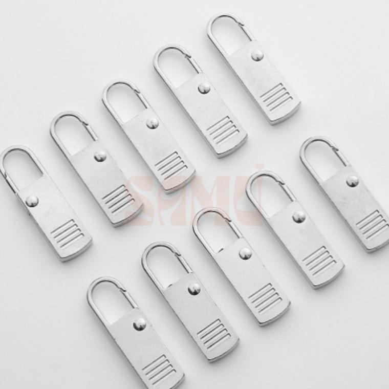 클립 지퍼고리 은색 침구류 지퍼헤드