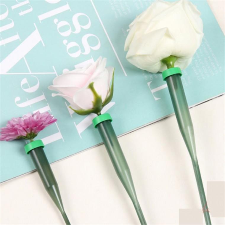 꽃다발물대롱 30개 꽃꽂이물통 꽃물대롱 생화물주머니