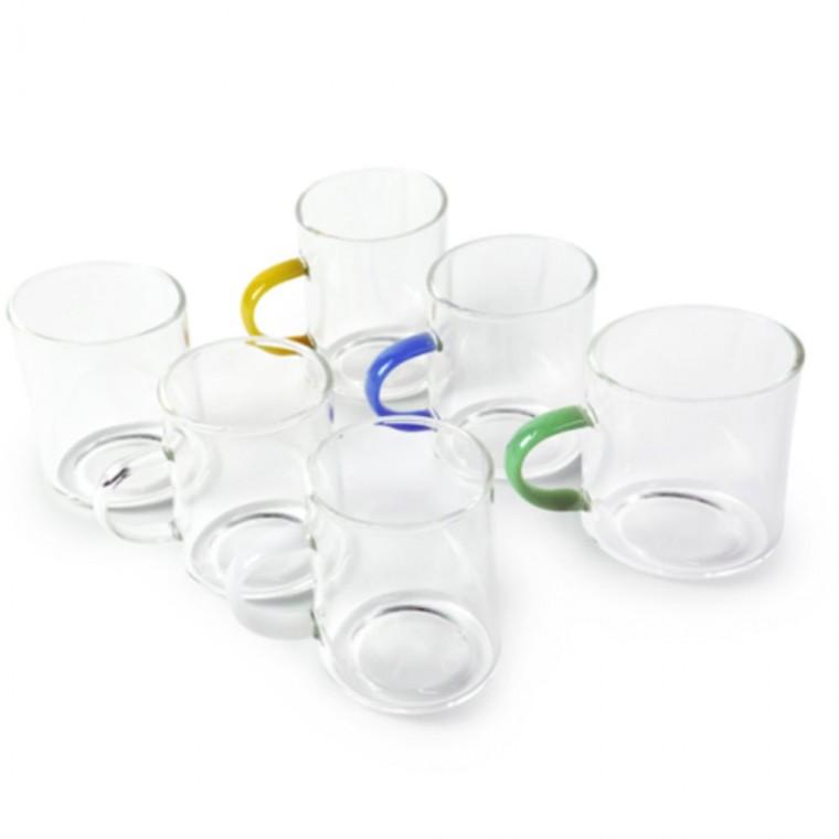 UP 내열유리컵 270ml 1P 카페커피컵 유리컵투명쥬스컵 예쁜유리컵