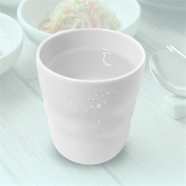 화이트 어린이플라스틱물컵 급식실컵 단체컵 일식컵