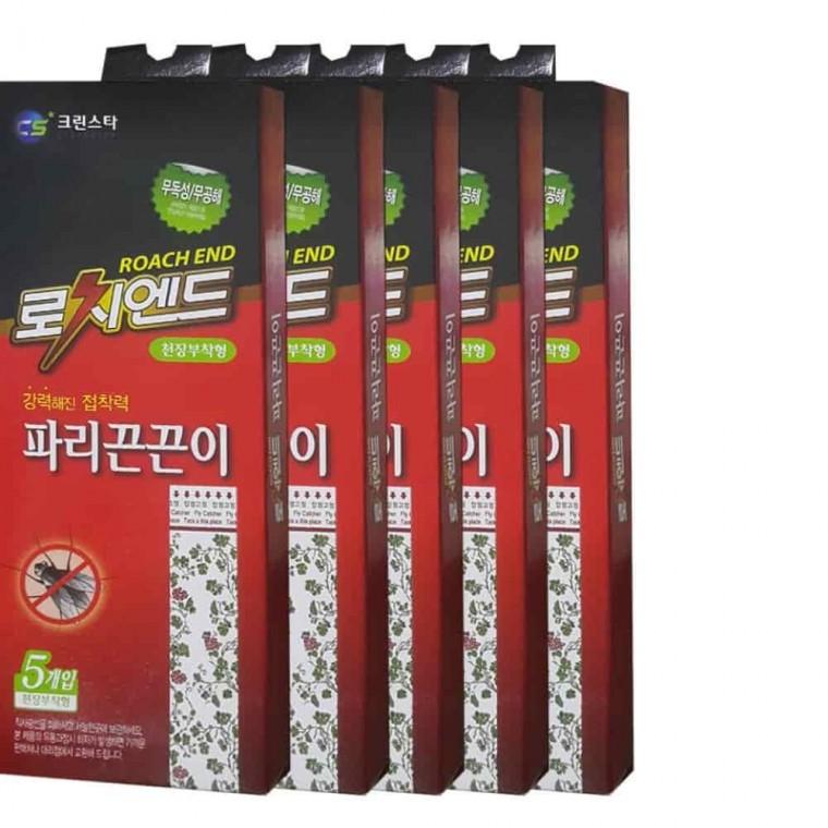 날파리트랩 날파리끈끈이 모기끈끈이 파리끈끈이 5매팩 5개