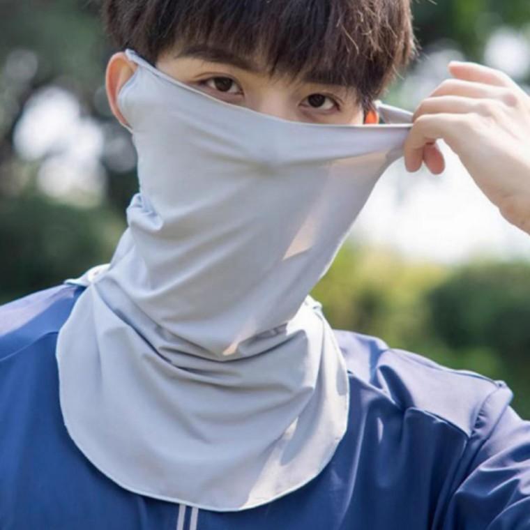 스포츠 골프 등산 아이스 햇빛방어 일자마스크 자외선차단 얼굴