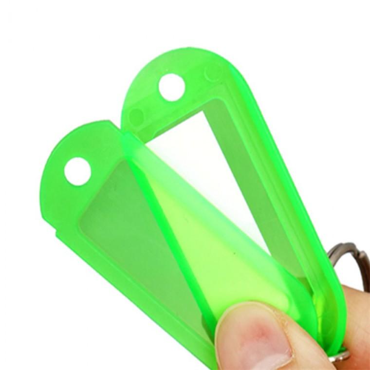 메모키홀더 100개입 작은열쇠고리 사물함열쇠고리 컬러열쇠고리노랑