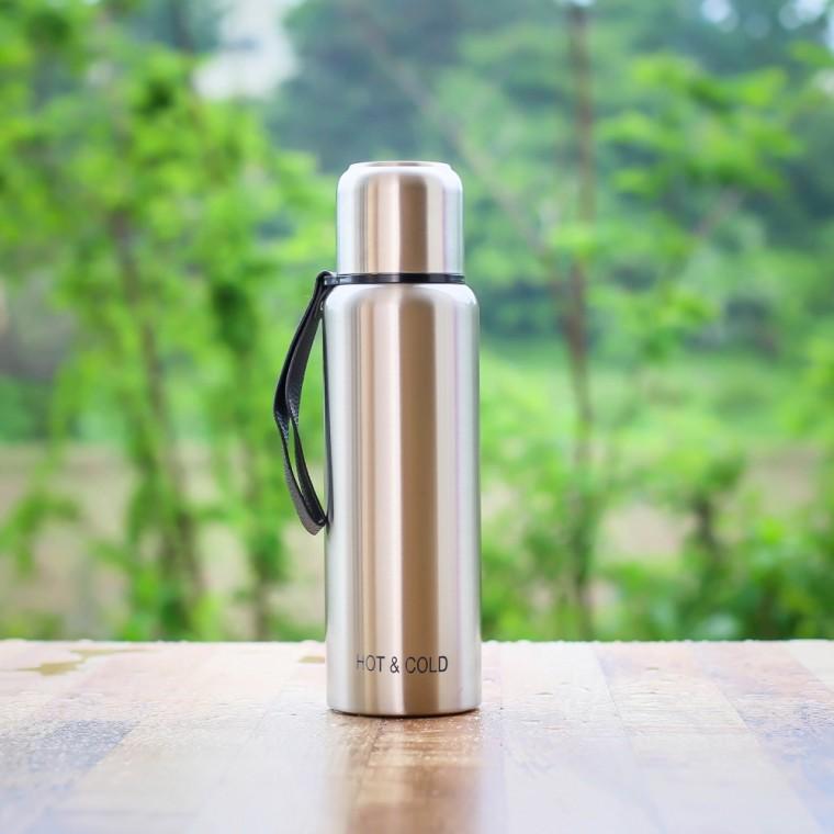 PL 플렉스 보온병 핫앤콜드 듀얼 보온병(800ml) (실버) No5