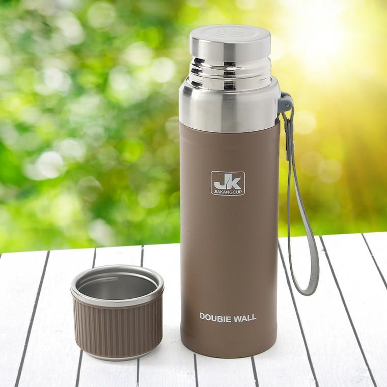 PL 유니크 보온병 워터보틀 이중스텐 보온병(750ml) (브라운) No9