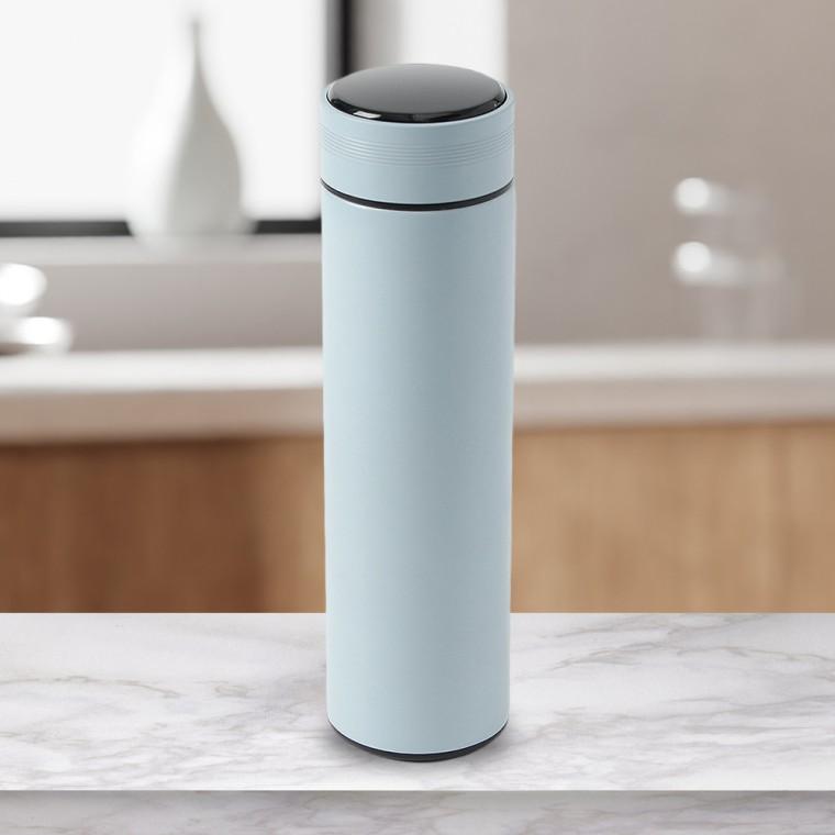 PL 가성비 보온병 스마트 LED 온도표시 보온병(500ml) (스카이) No40