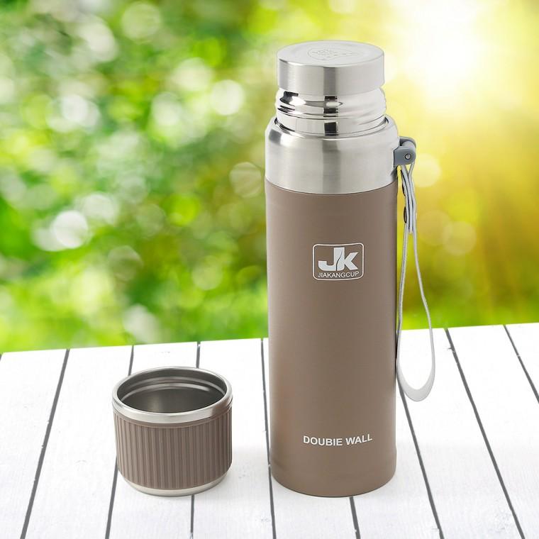 PL 데일리 보온병 워터보틀 이중스텐 보온병(500ml) (브라운) No9