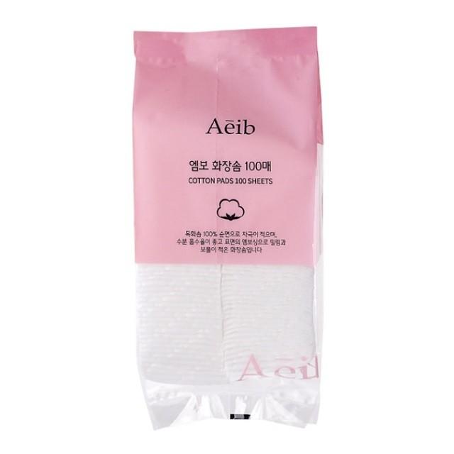 흡수력 좋은 엠보 화장솜 100매입 보풀적음