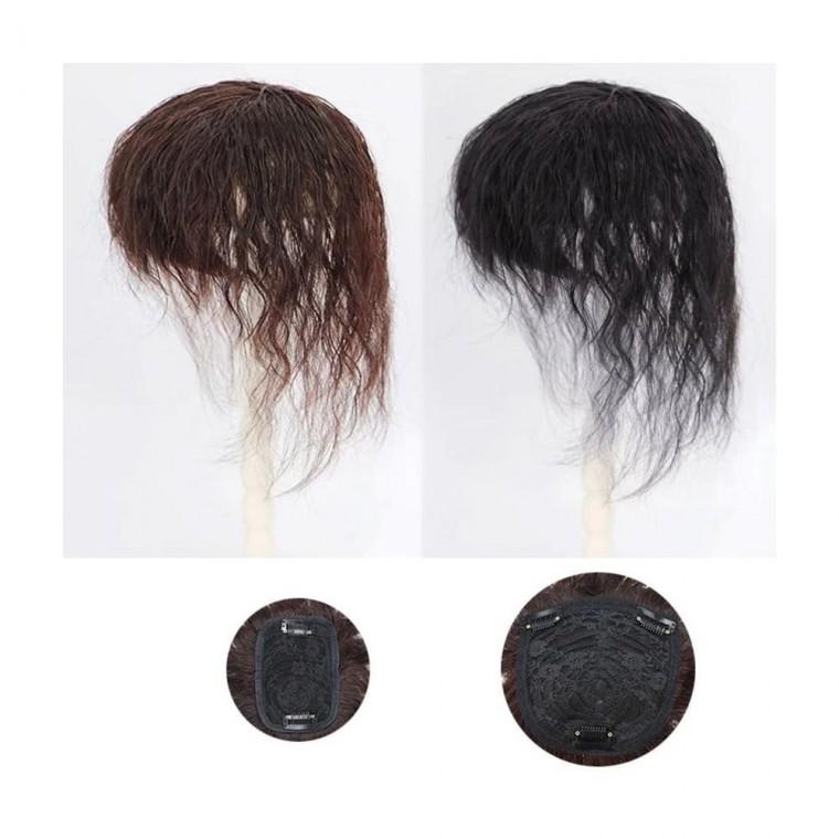 루미나D 정수리 인모 부분가발 웨이브 헤어뽕 여성 가발 2핀