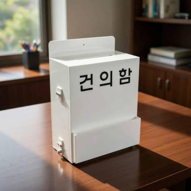 아크릴 건의함 고객소리함 아크릴상자