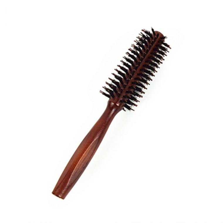 원목 드라이 롤빗 4.5cm 굵은드라이롤빗 헤어롤브러쉬 드라이브러쉬