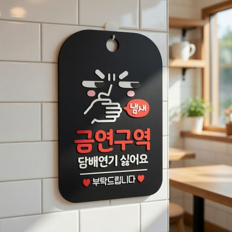 금연구역 안내판 금연표지판 사업장금연표지