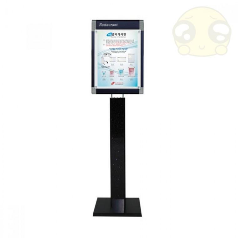 포스터 콤비액자 스탠드 LG47B-CP A4전용 세로고정형 메뉴스탠드 스탠드메뉴판a4