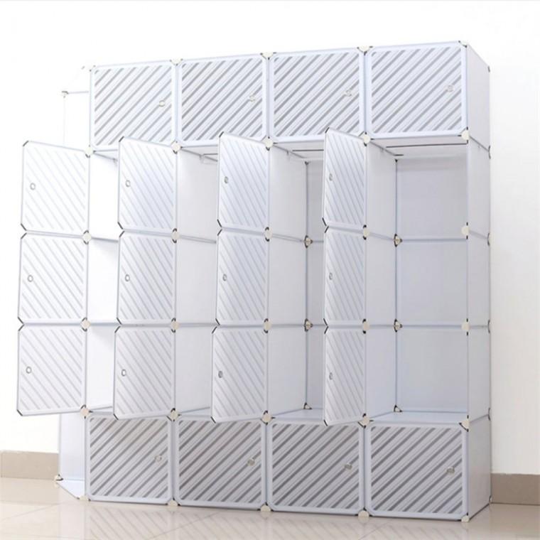 DIY 선반 옷장 175x175cm 조립식옷장 싱글장롱 저렴한옷장