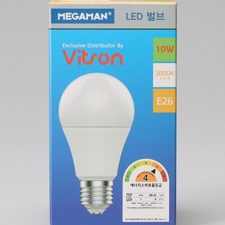 A60 LED 벌브 10W 전구색 LED전구