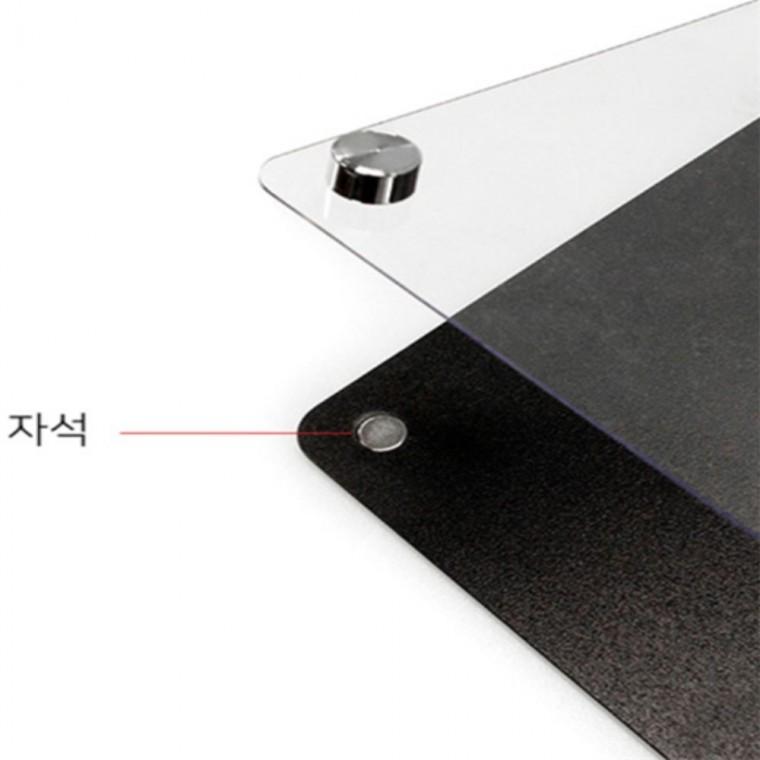 부착식 자석프레임 A1 배너거치대 POP거치대 병원안내문