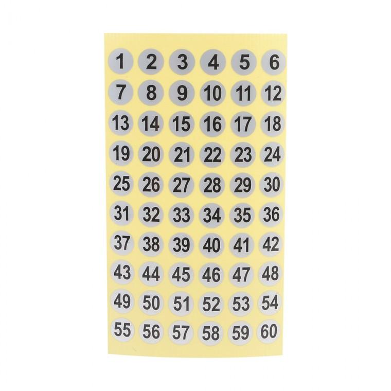 원형번호스티커1-300 숫자스티커1-10 숫자번호스티커1-100 미니 원형 번호스티커 은색/투명