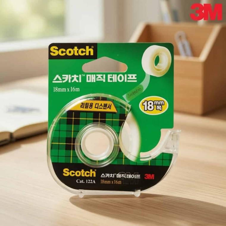 스카치 매직테이프 글씨쓰는테이프 반투명테이프