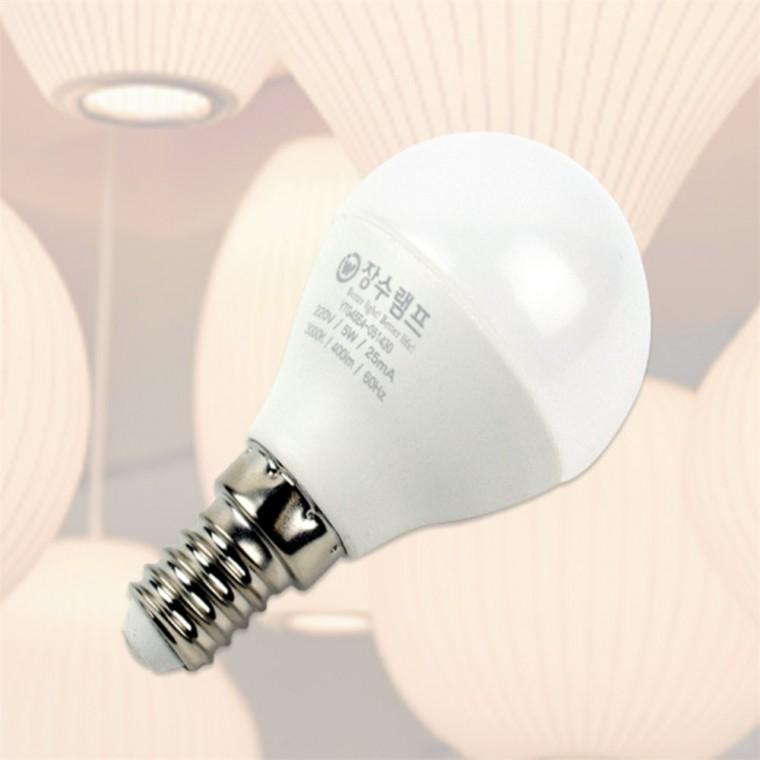장수 전구색 led방등 LED전구 led전구전구색