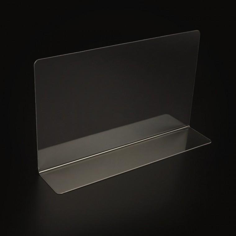 가정용 투명 칸막이 일반형 20x12cm 1P 투명칸막이진열대 제품진열대