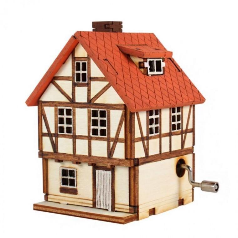 EAS 영공방 오르골만들기 DIY 수동 오르골 독일집 YM8625