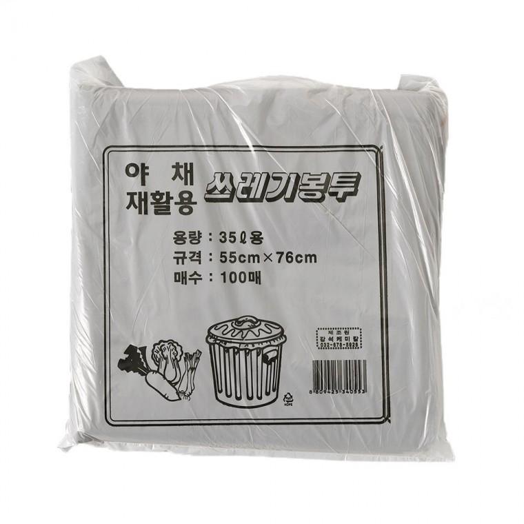 EAS 35L 쓰레기봉투 100매 검정 다용도 비닐봉지