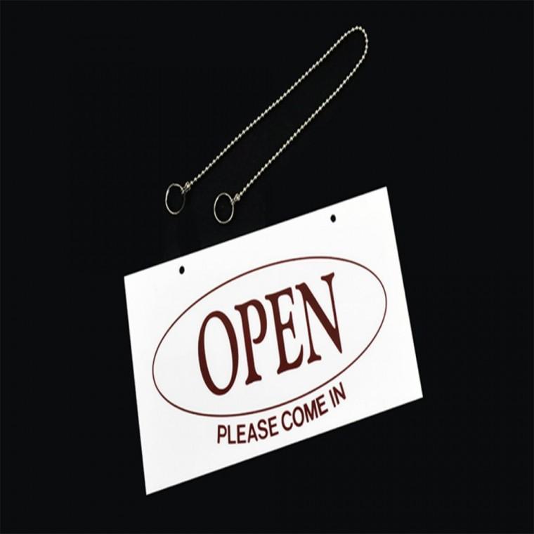 OPENCLOSED 아크릴안내판 레터링문구 오픈클로즈드 OPEN간판