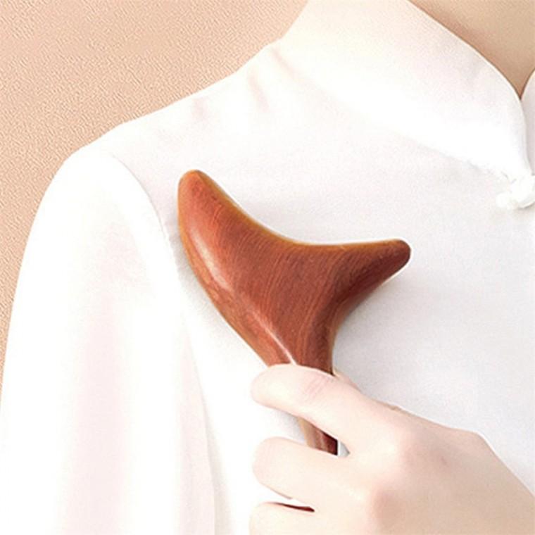 화리목 마사지기 헤어괄사 손가락마사지기 우드괄사