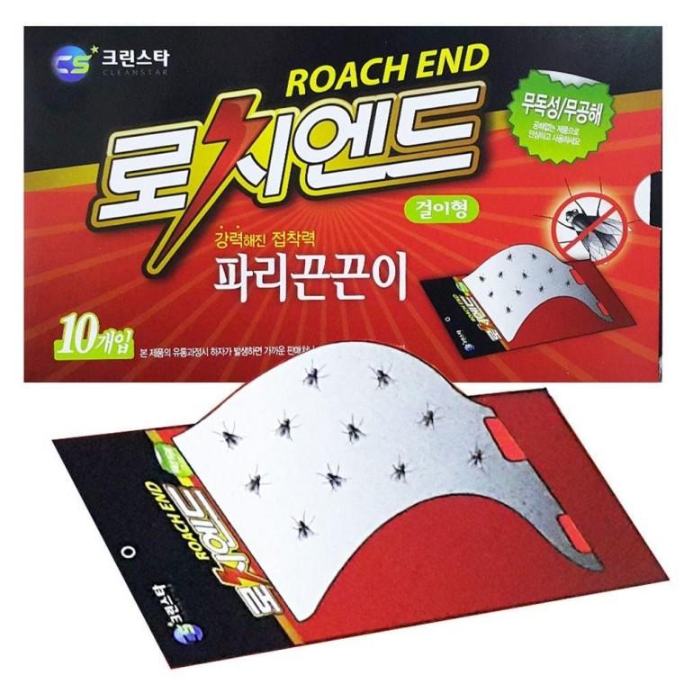 로치 앤드 파리 끈끈이 걸이형 10개입