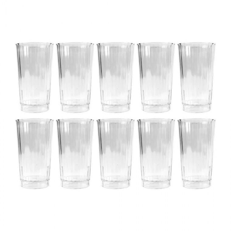 501439 플라스틱 콜라 음료컵 300ml 투명 10개