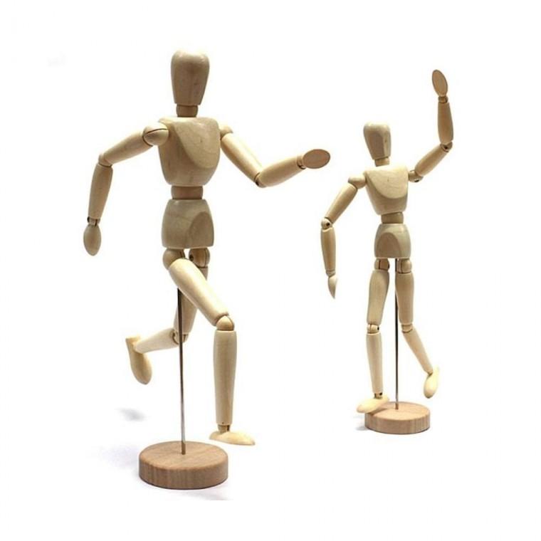 루미나D 30cm 사람인형 목각 키덜트 피규어 뎃생 스케치