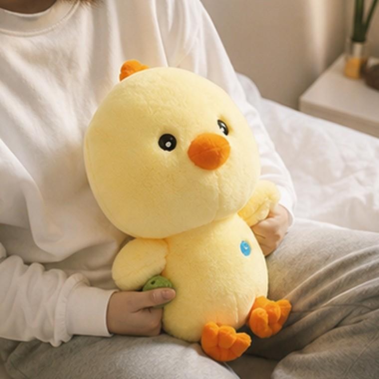 귀여운 노란 병아리 봉제인형 PP솜 짧은털 애착인형 침실소품 실내인테리어