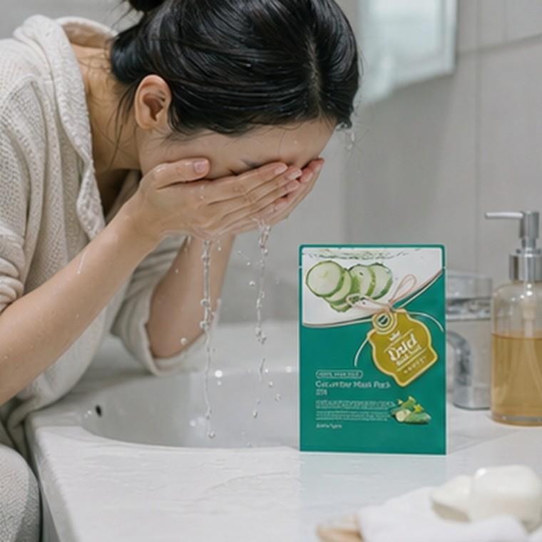 오이추출물 오이 마스크팩 수분 진정 쿨링 데일리 세안후 홈케어 관리