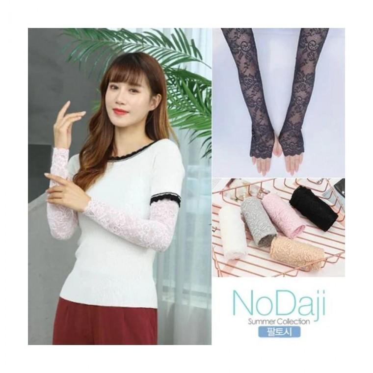 루미나D 여성 플라워 시스루 레이스팔토시 손목형 손등형 택1