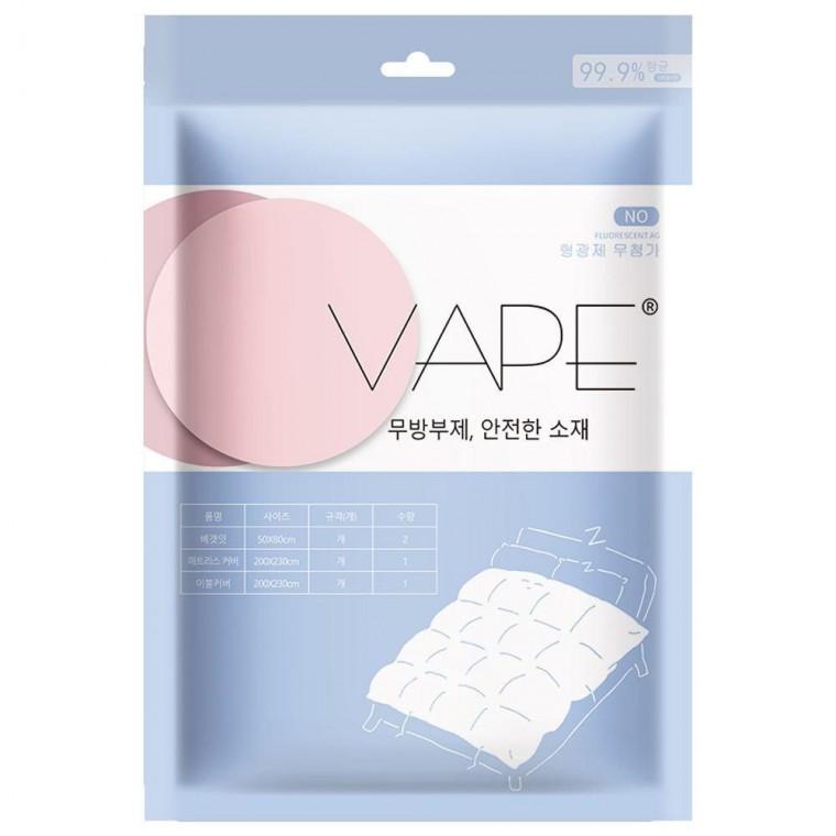 VAPE 일회용 위생 침구 4종세트 베개2P 침대1P 이불1P