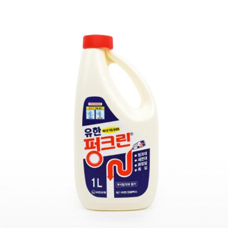배수구클리너 1L 크리너 펑크린 유한펑크린 변기뚫어뻥액체 하수구세정제