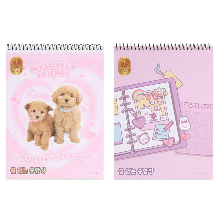 모닝글로리 종합장 2000 줄없는종합장 (B) (랜덤1개) 무선종합장 초등종합장