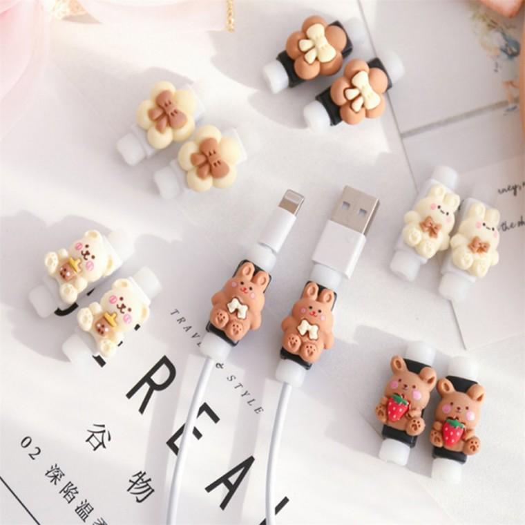 캐릭터 단선방지 보호캡 c타입케이블보호캡 케이블보호캡 c타입단선방지보호캡