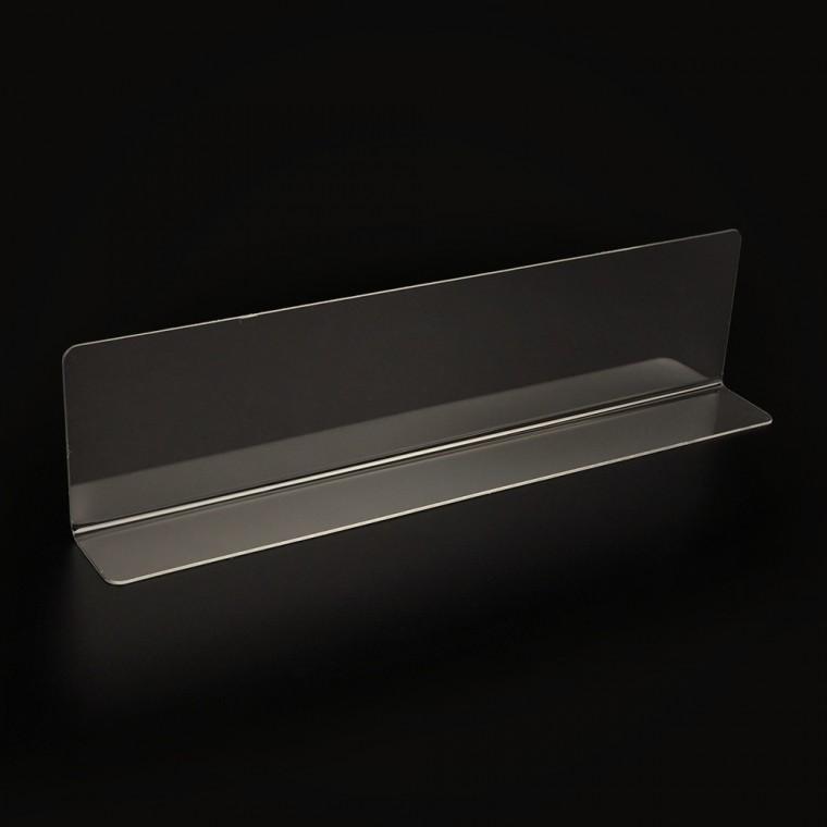 가정용 투명 칸막이 일반형 25x6cm 1P 투명칸막이진열대 제품진열대