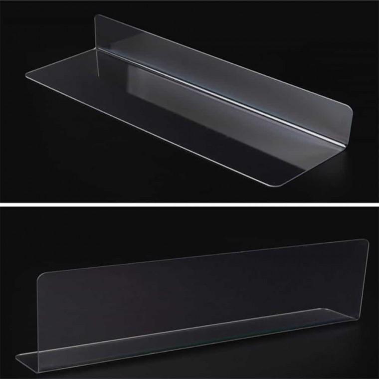 투명 칸막이 20x6cm 책상칸막이가림막 투명칸막이케이스