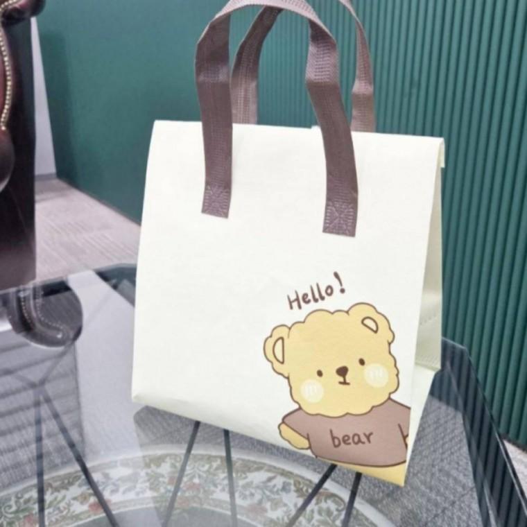 백 캠핑 런치 보냉 가방 도시락 보온 도시락 아이스백 베이지 피크닉