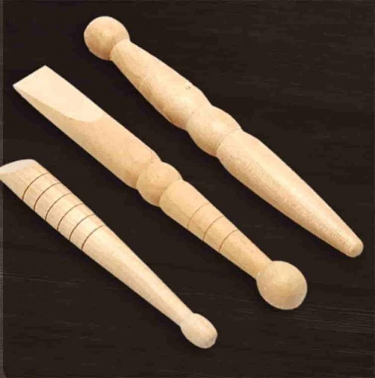 지압봉 마사지봉 지압도구 나무지압봉