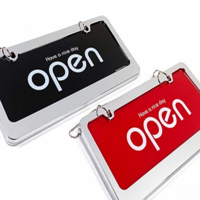 OPEN CLOSED 영업시간안내 오픈클로즈 영업중안내판