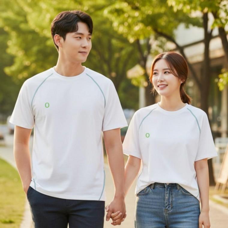 상의 드첸 남녀 나그랑 탄탄 스판 나그랑티셔츠