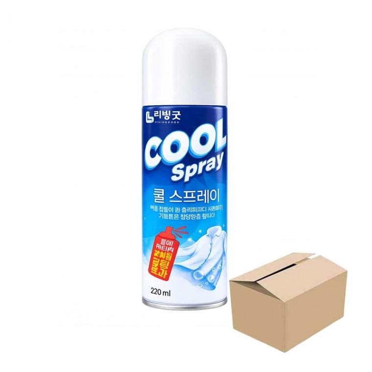 쿨 냉각 휴대용 스프레이 220ml 20개(한박스)